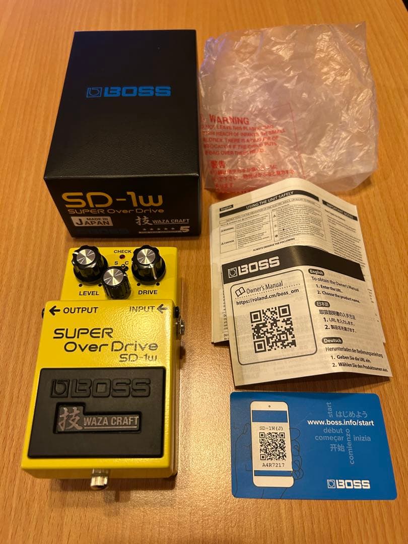 BOSS SD-1w SUPER OverDrive ほぼ未使用です