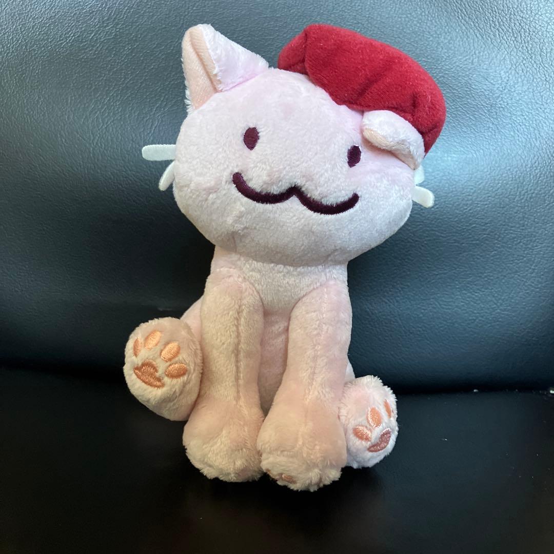つみネコ オトナネコベレー帽　ぬいぐるみ