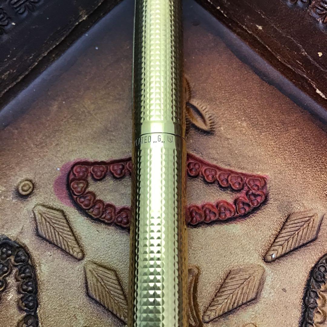 ‼️ビンテージ‼️CARAN d'ACHE カランダッシュ　金張　14金ペン万年筆