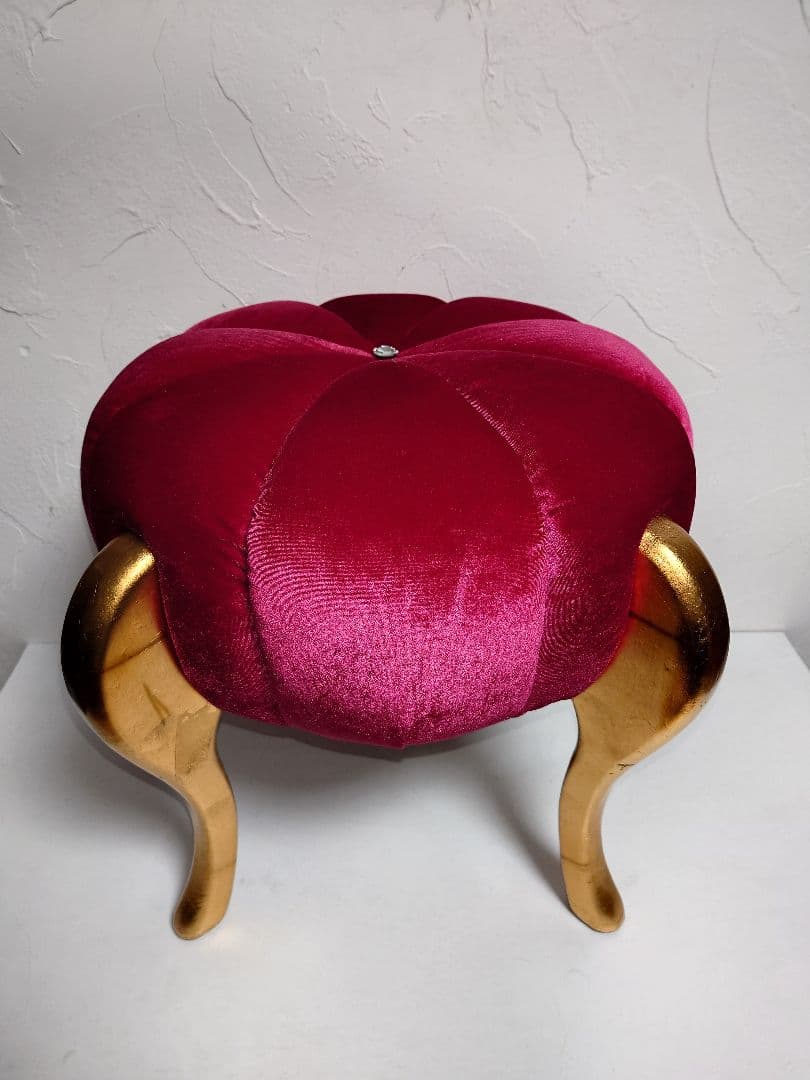 王様 貴族 椅子 かぼちゃ パンプキンスツール いす イス チェア CHAIR