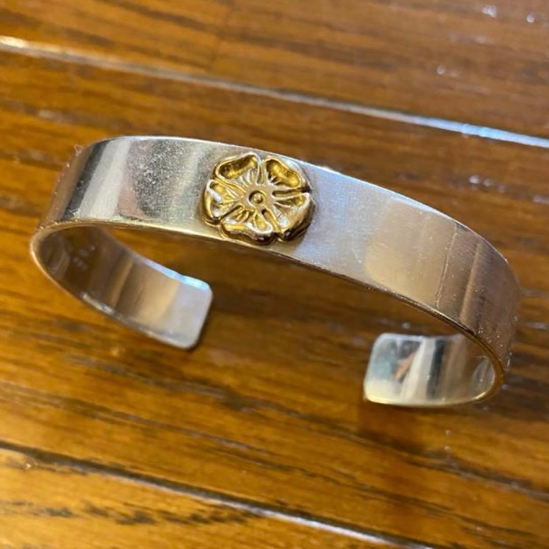 TADY&KING Ｌサイズ　平打ちバングルGPローズ