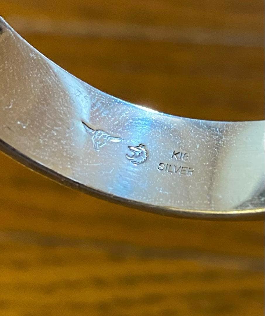 TADY&KING Ｌサイズ　平打ちバングルGPローズ