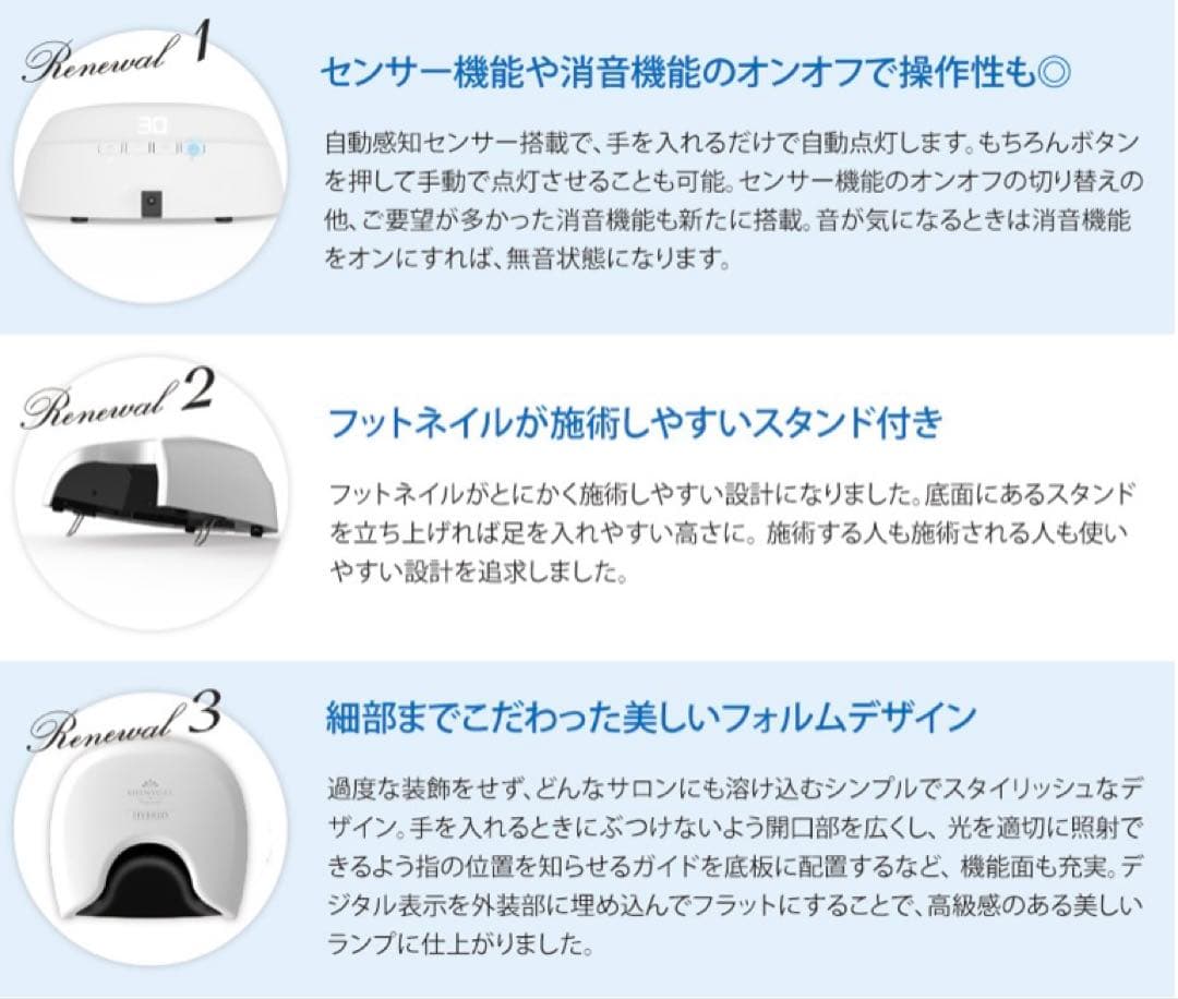 ハイブリッドLEDランプ｜SHINYGEL シャイニージェル