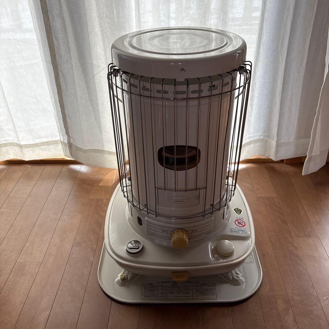 コロナ　ホワイトストーブ 安全ガード付き 手動式