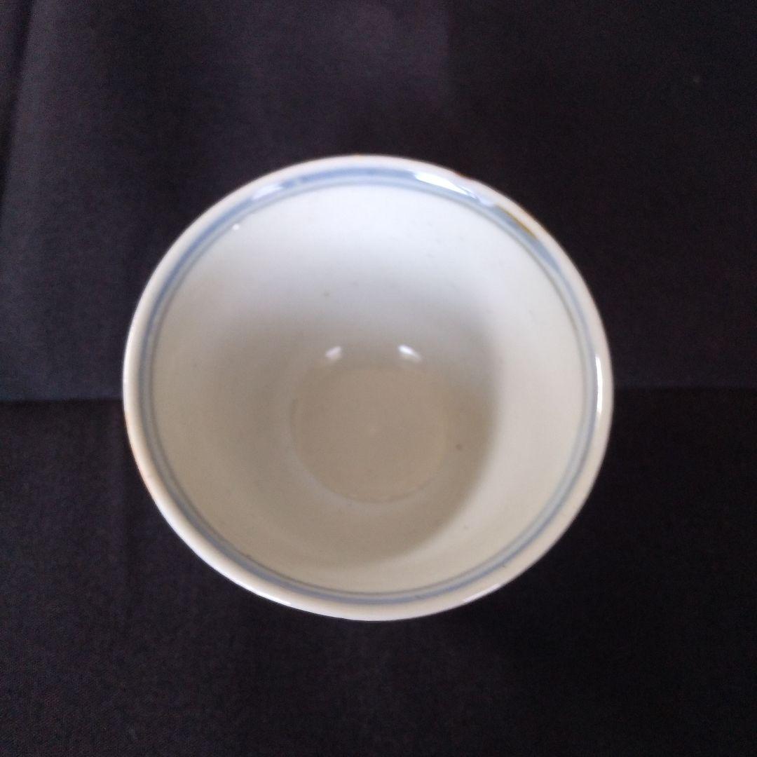 古伊万里ぐい呑み　古伊万里輪線紋ぐい呑み　古伊万里酒盃　古伊万里蕎麦猪口