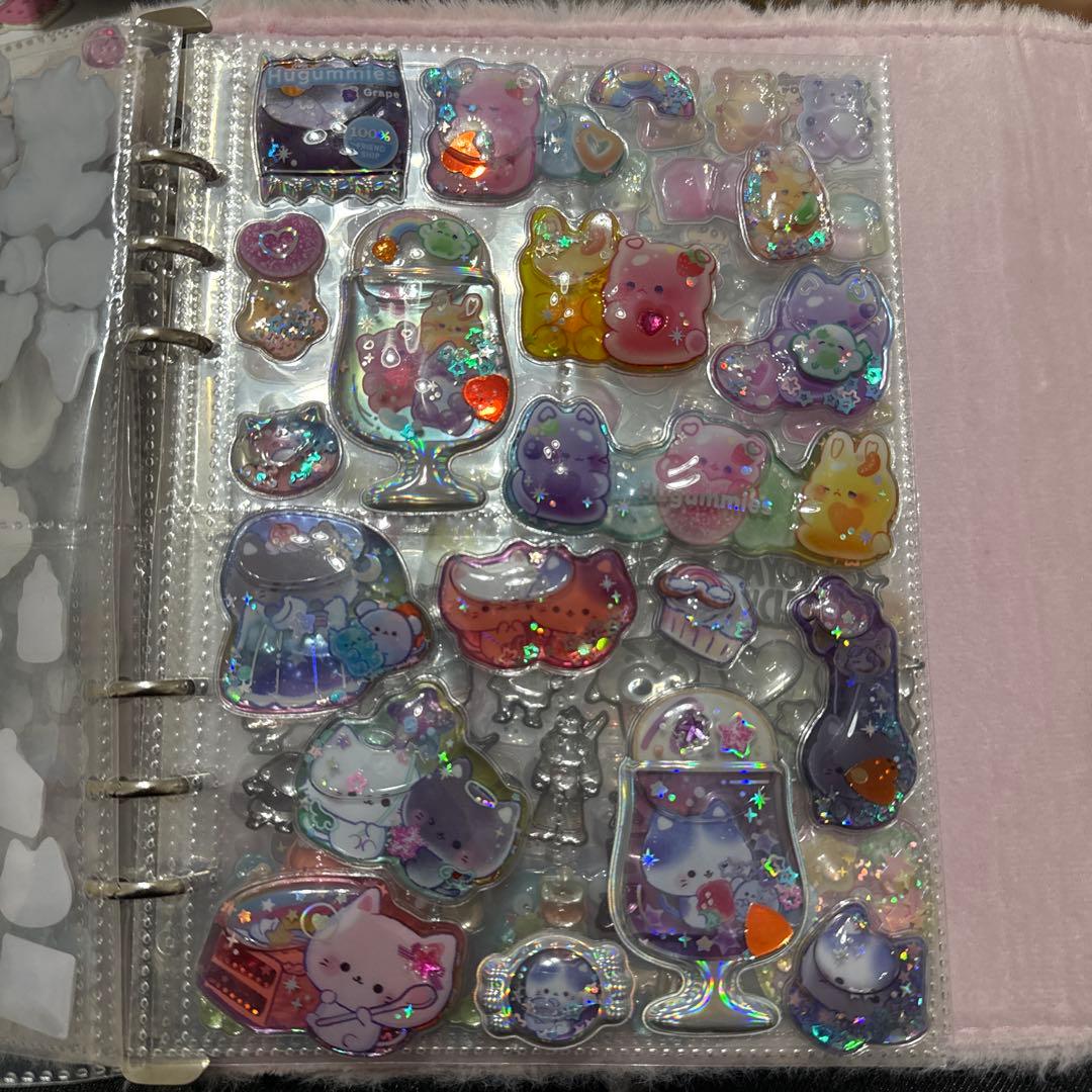 シール帳完成品　　ボンボンドロップシール