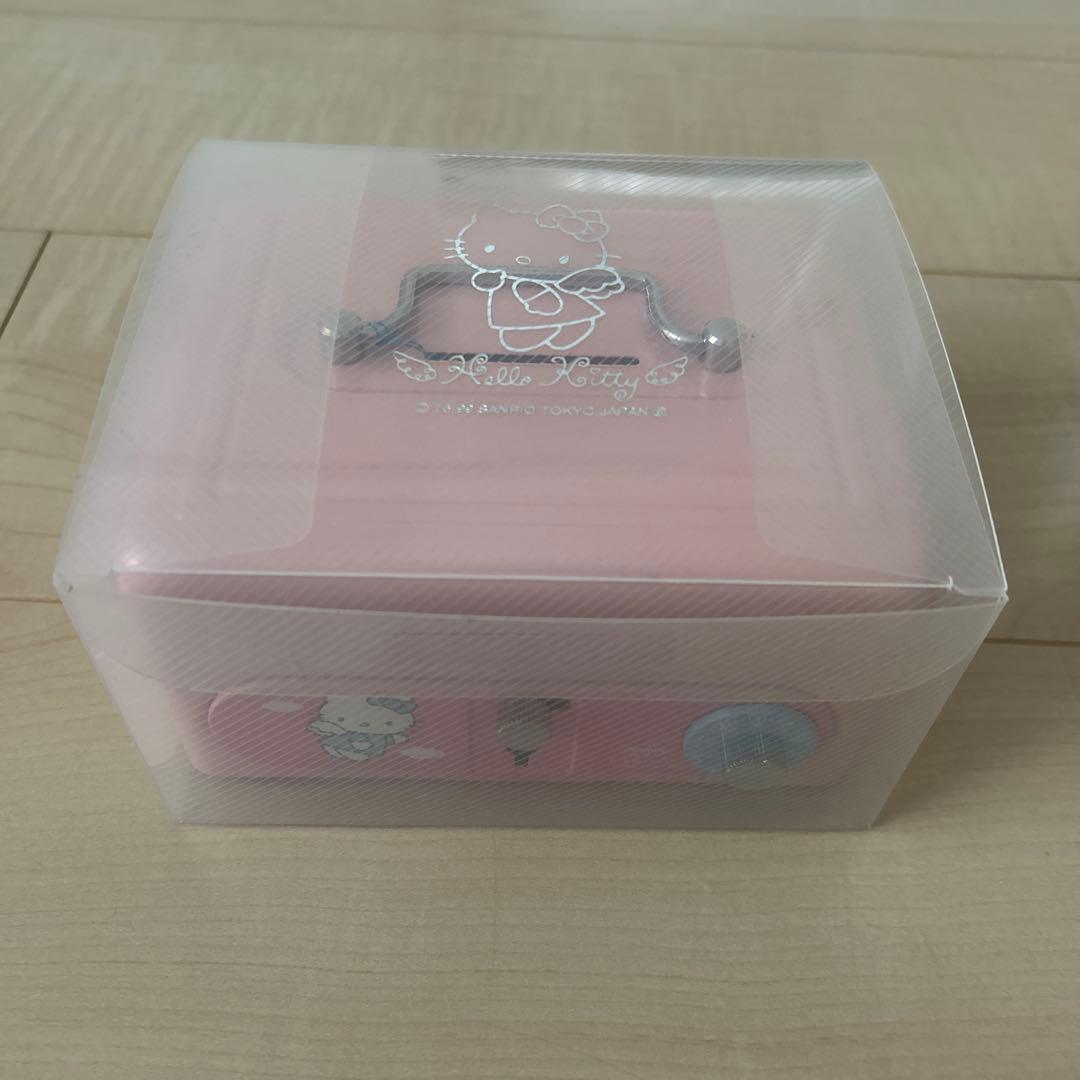 ハローキティ 希少 鍵付き金庫 手提げ金庫 ピンク 1999年 新品未使用