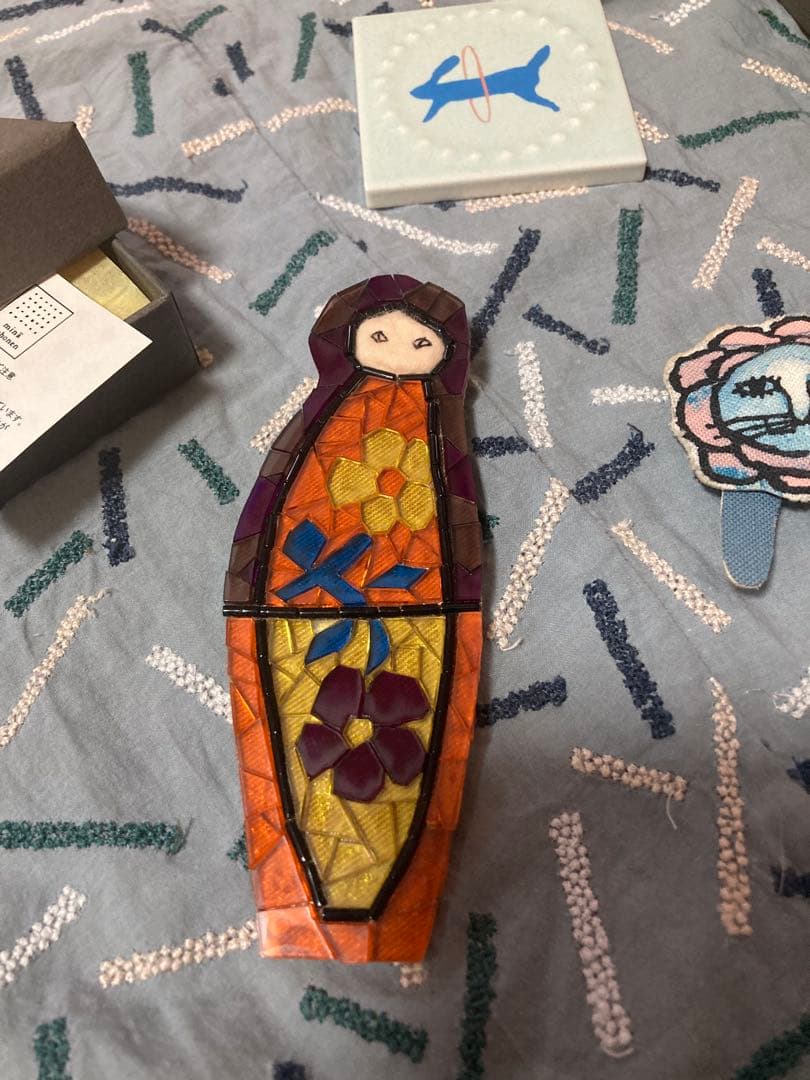 mina perhonen 希少　マトリョーシカ　ブローチ大　新品　コサージュ