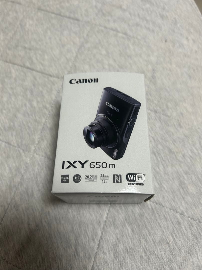 最終値下げ　新品未使用Canon IXY650m コンパクトデジカメ　ブラック