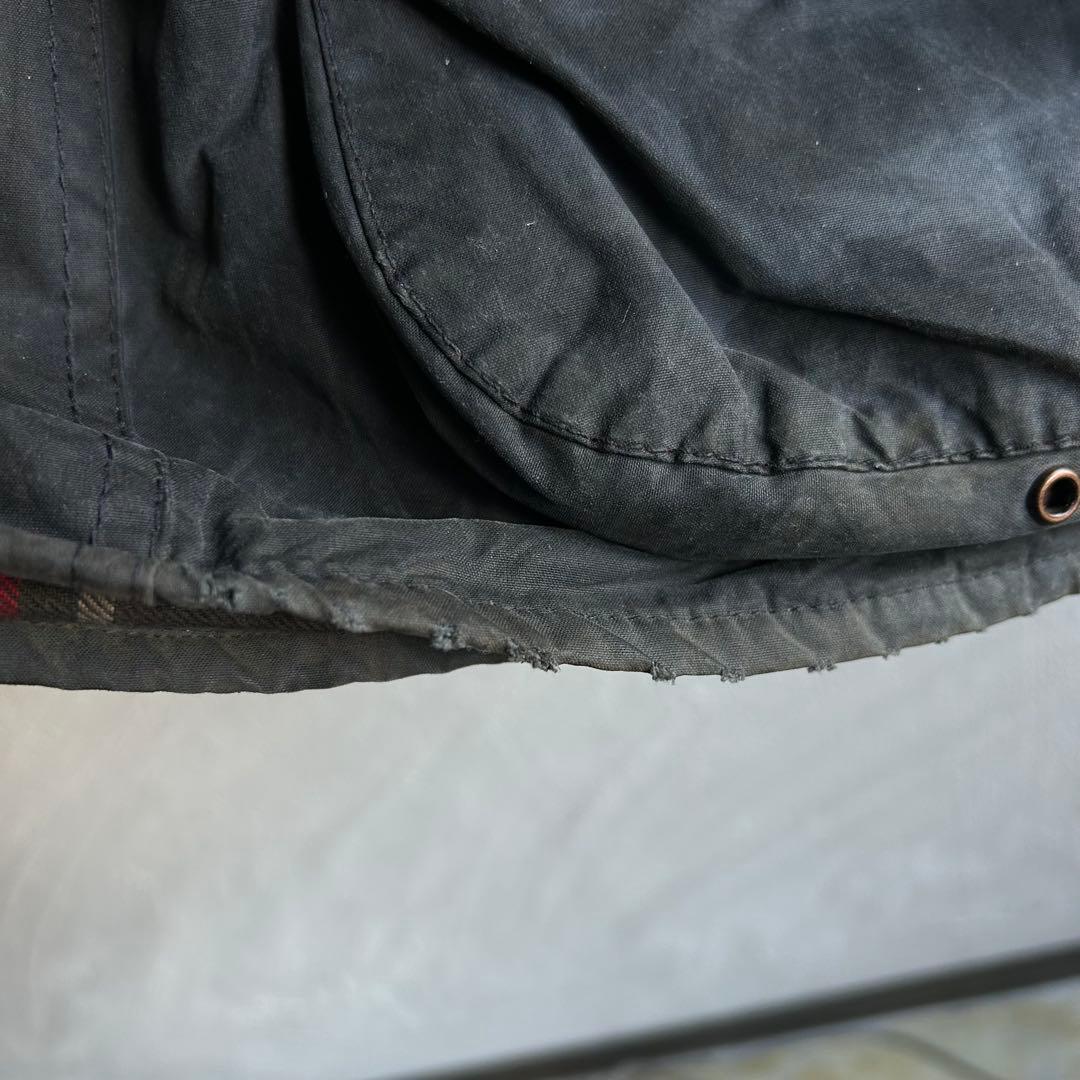 90S Barbour BEAUFORT 42 ネイビー オイルドジャケット