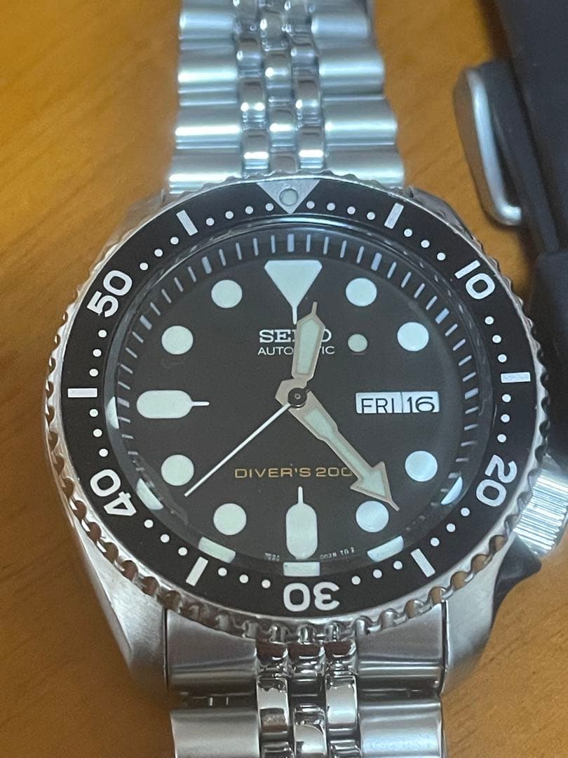 k*1様 希少⭐️【美品】セイコーブラックボーイ 7s26-0020 ダイバーズ