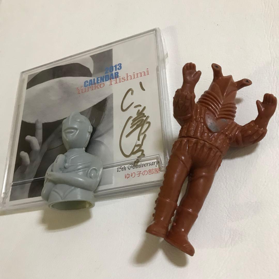 『ペガッサ星人 ひし美ゆり子 ウルトラマン』　ソフビ カレンダー ポリ人形 特撮