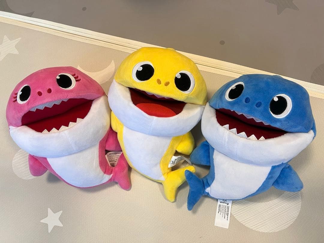 【美品】Baby Shark ベイビーシャーク パペットセット 英語 知育玩具
