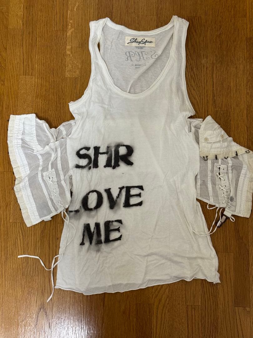 SHARE SPIRIT コルセットタンクトップ ホワイト