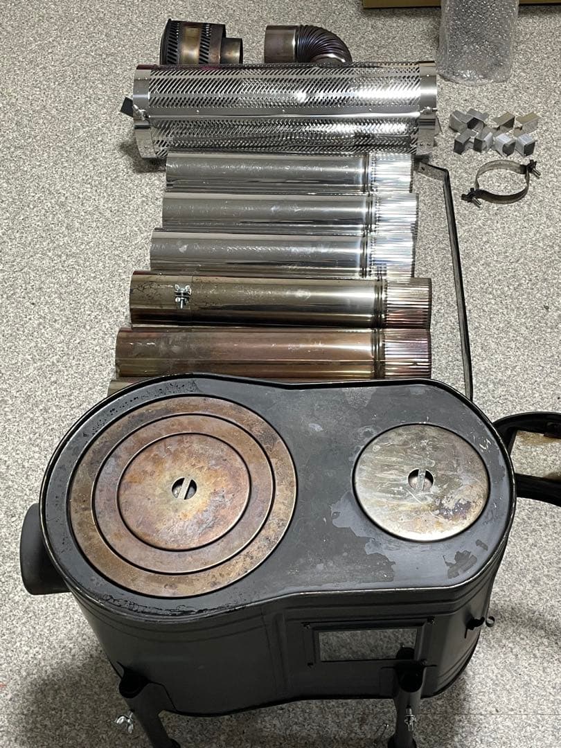 ホンマ製作所　薪ストーブ　APS-48DX 黒