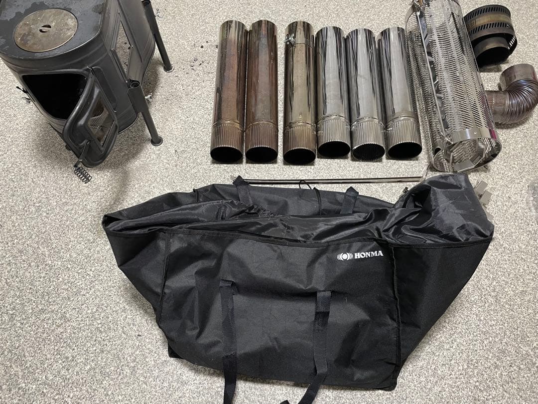 ホンマ製作所　薪ストーブ　APS-48DX 黒