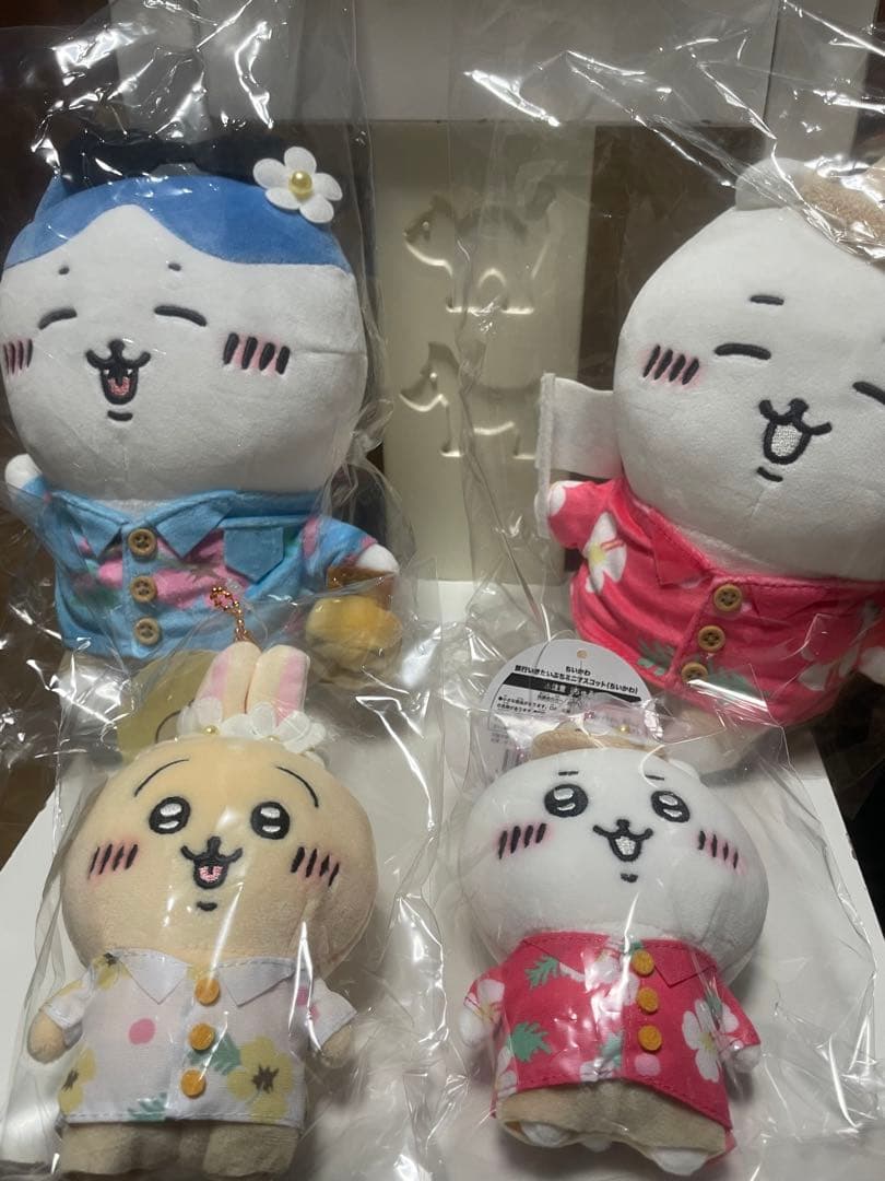 ちいかわ観光 旅行行きたいぬいぐるみS ちいかわハチワレ 2点セット