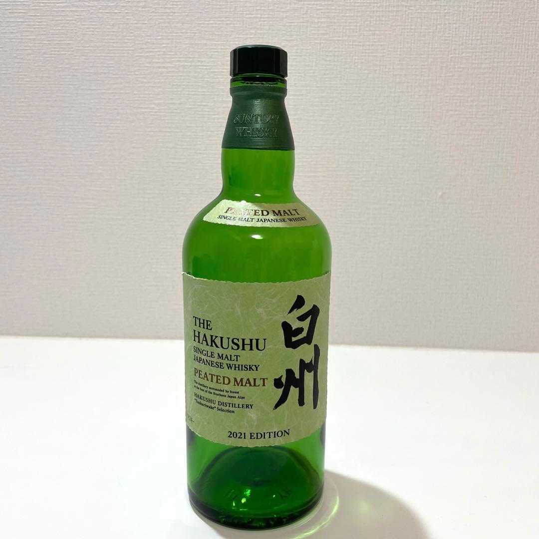 SUNTORY サントリー　白州　PEATED MALT 2021 空瓶
