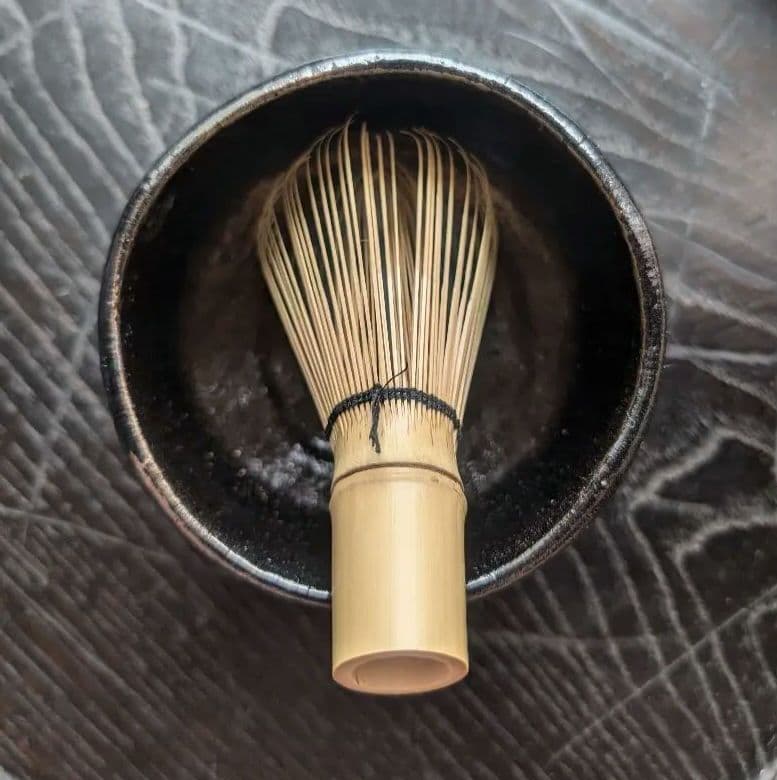 黒茶碗　九代大樋長左衛門作　共箱付き