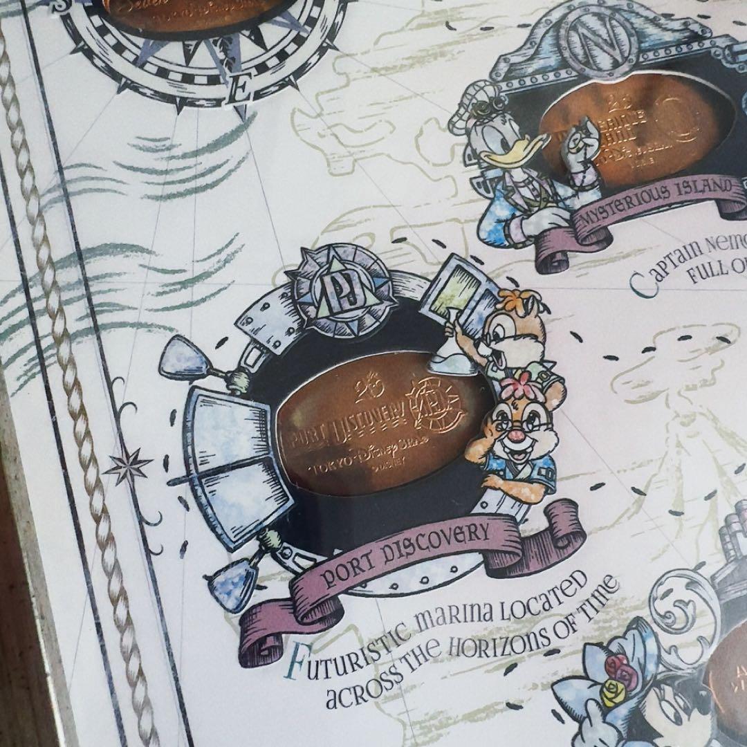 安心の匿名発送　ディズニーシー20周年　スーベニアメダルケース　コンプリート品