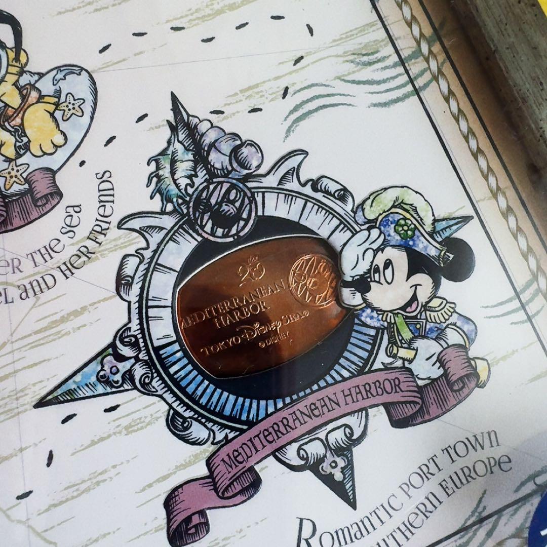 安心の匿名発送　ディズニーシー20周年　スーベニアメダルケース　コンプリート品