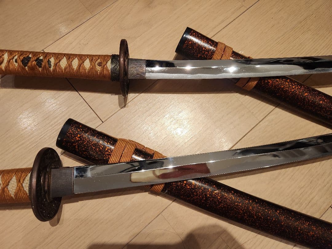 模造刀　 大小2本セット　茶拵え　脇差