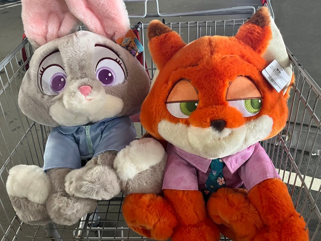 ズートピア　ズートピア2 ニック　ジュディ　ぬいぐるみ　50cm