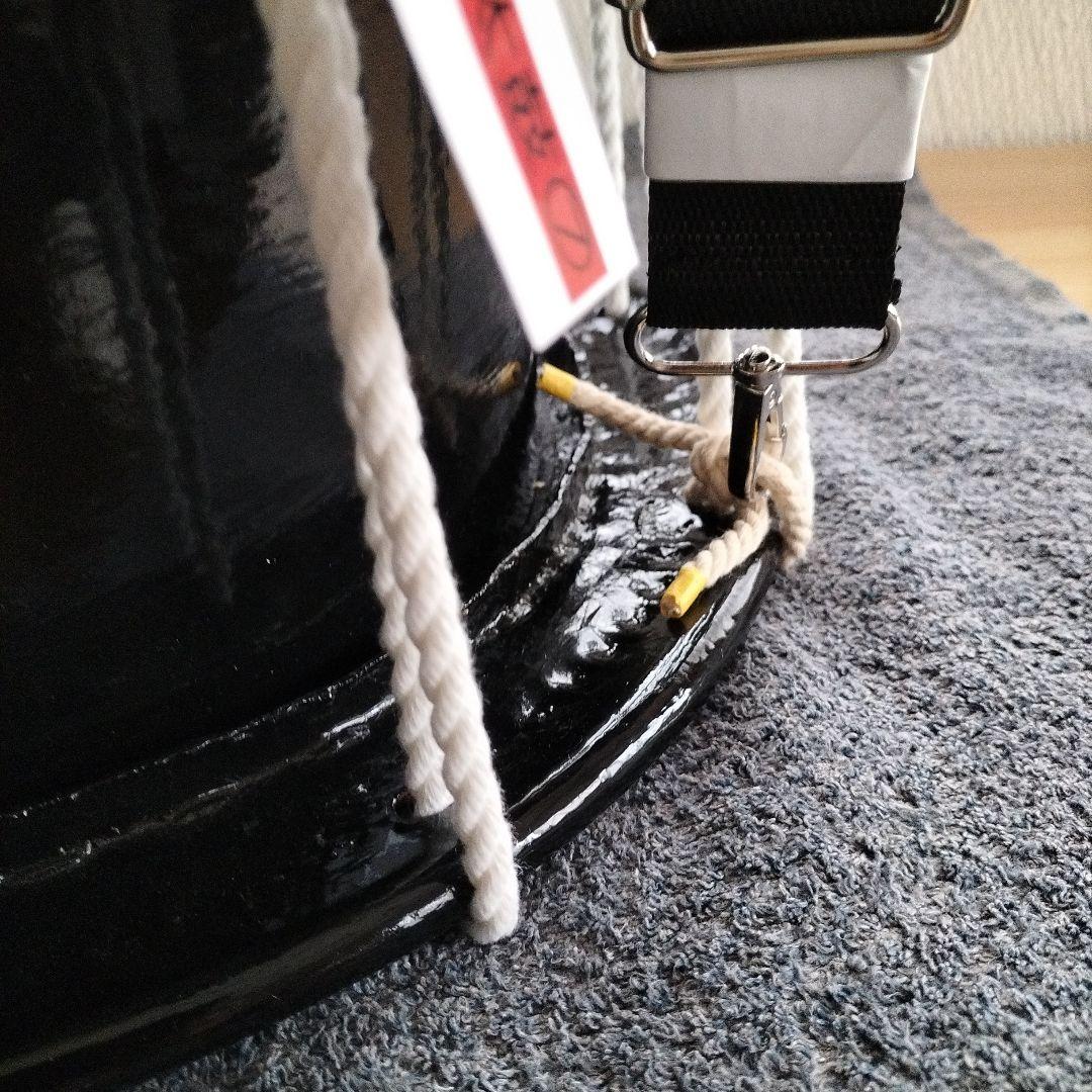 担ぎ太鼓 1.2尺　締太鼓　和太鼓 　天然皮革　ストラップ付き中古品⑦