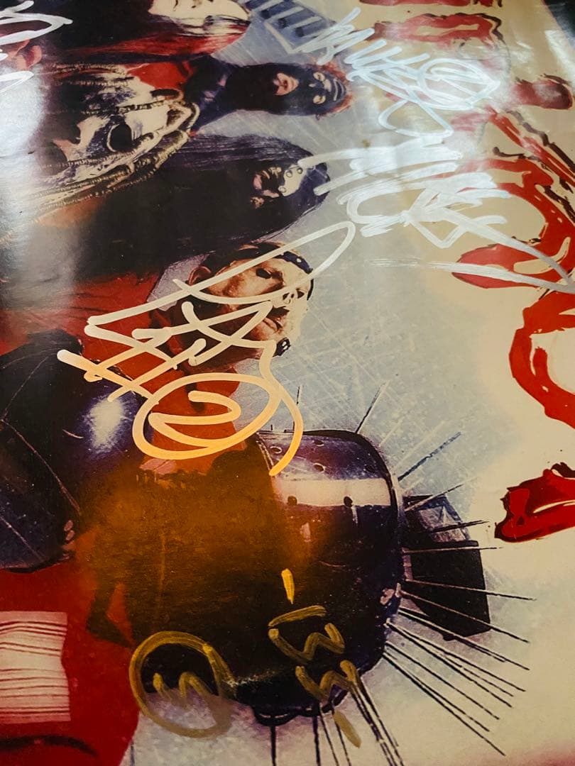 Slipknot のサイン入りポスター