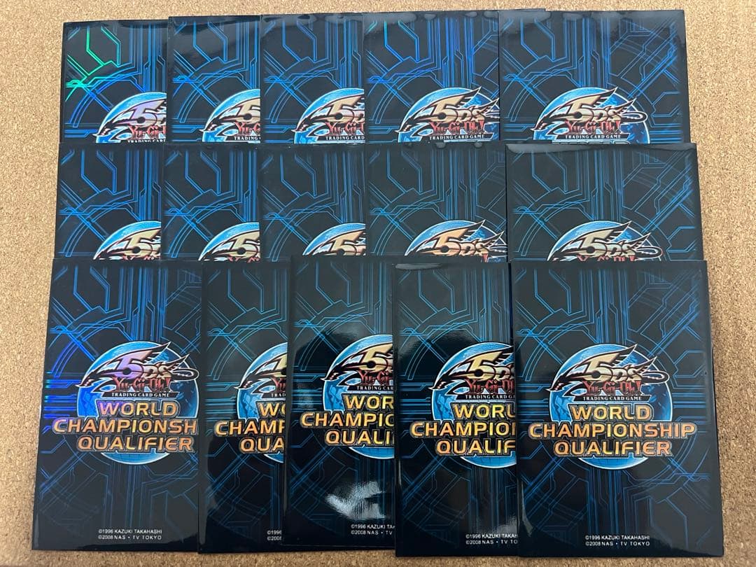 遊戯王　WCQスリーブ2010　青　15枚