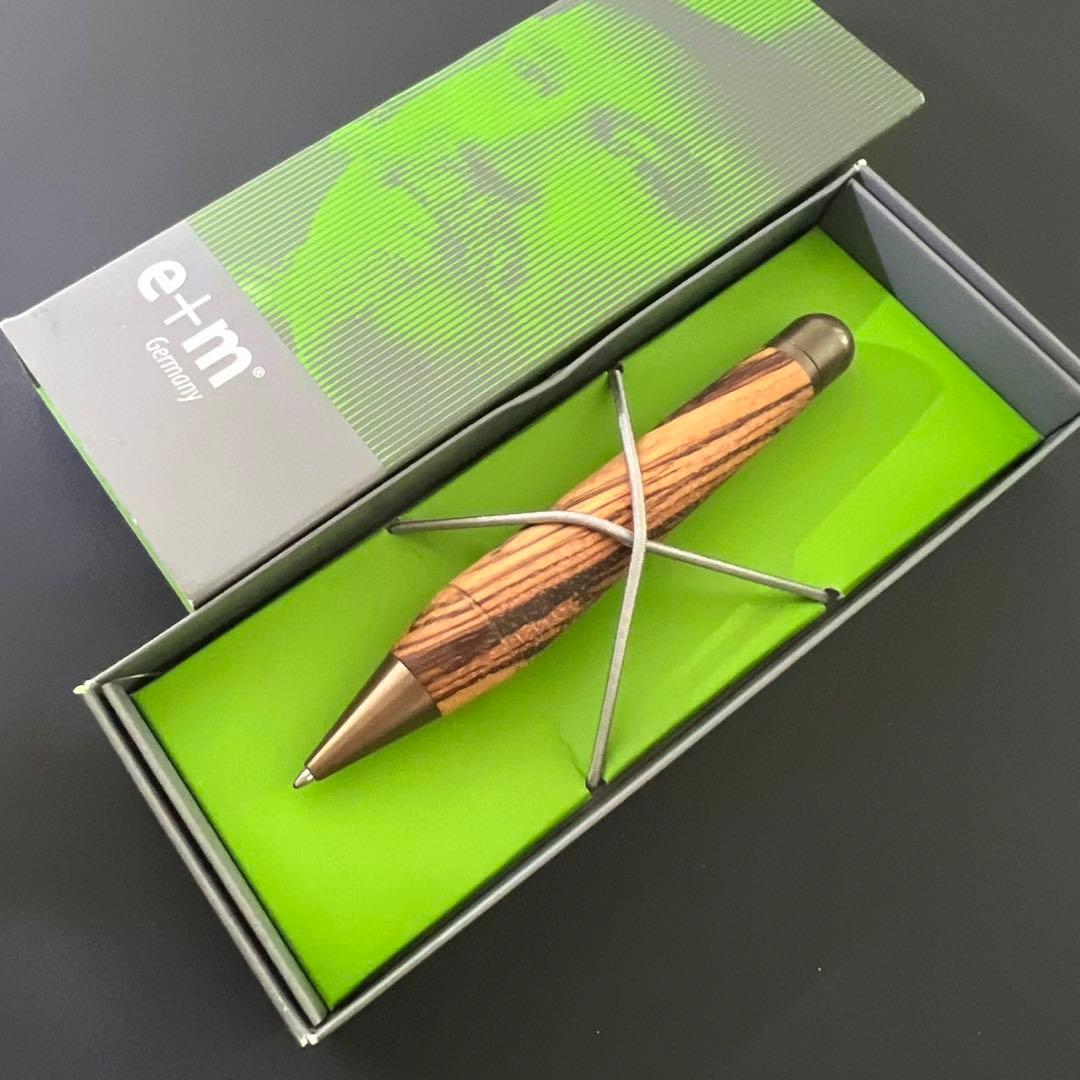e+m イープラスエム ポールペン Drake ドレイク ゼブラナチュラル G