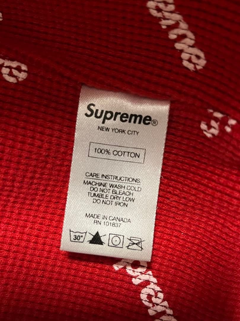 トップス ShunSupreme Small Box Thermal Zip Up