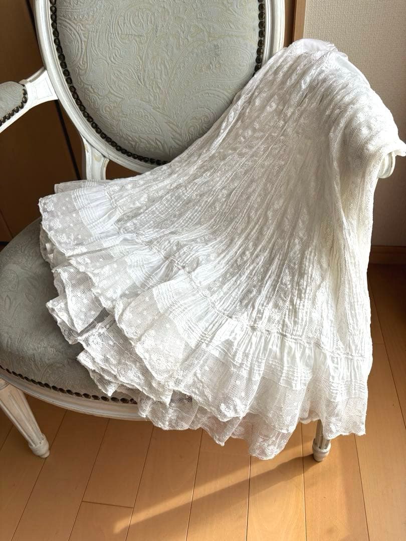 アンティークレーススカート