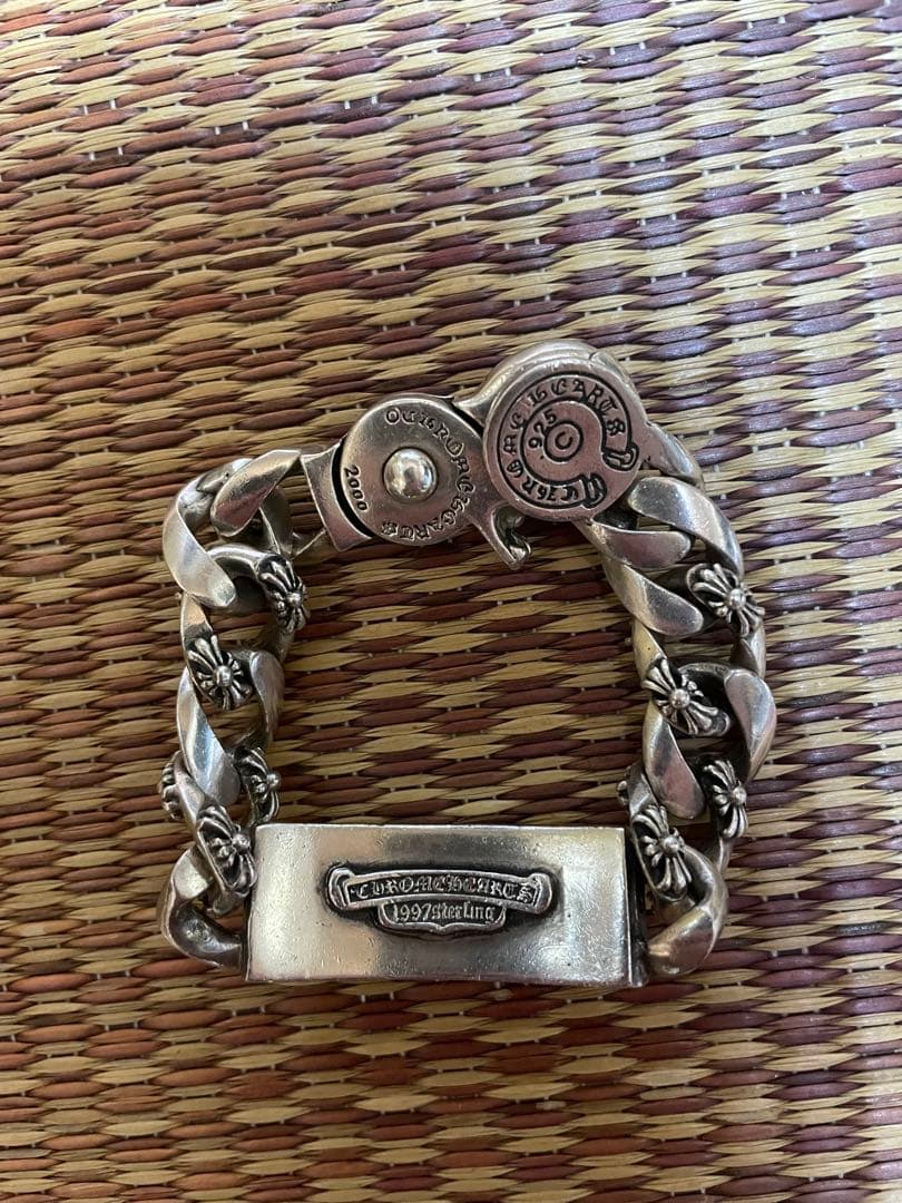 重厚 IDブレスレット クロス