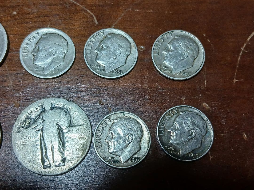 は*ぱ様 アメリカ 旧貨幣 セット 銀貨　10枚