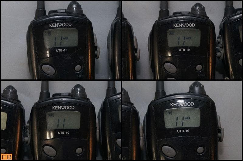 KENWOOD 特定小電力トランシーバー UTB-10 4個 充電台付