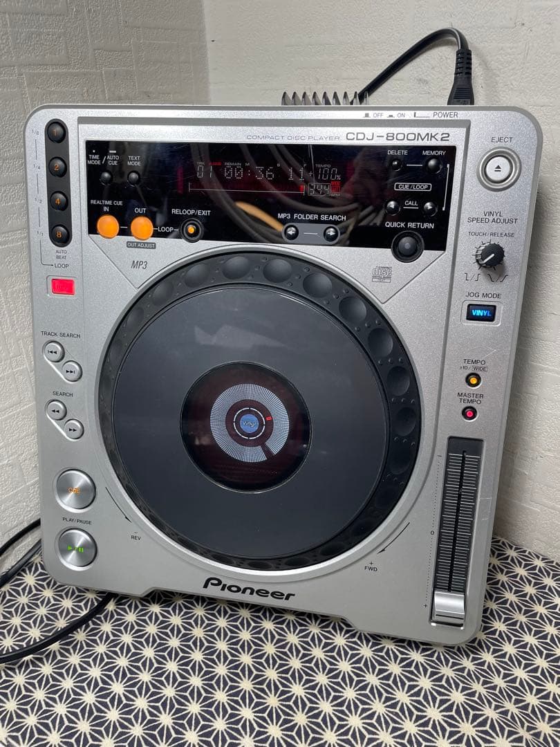pioneer dj パイオニア　CDJ-800mk2 レンズメンテナンス