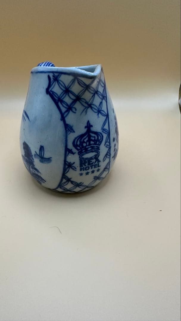 レックスホテル食器、コーヒーポット、クリーマー、シュガーポット，ナッツ皿のセット