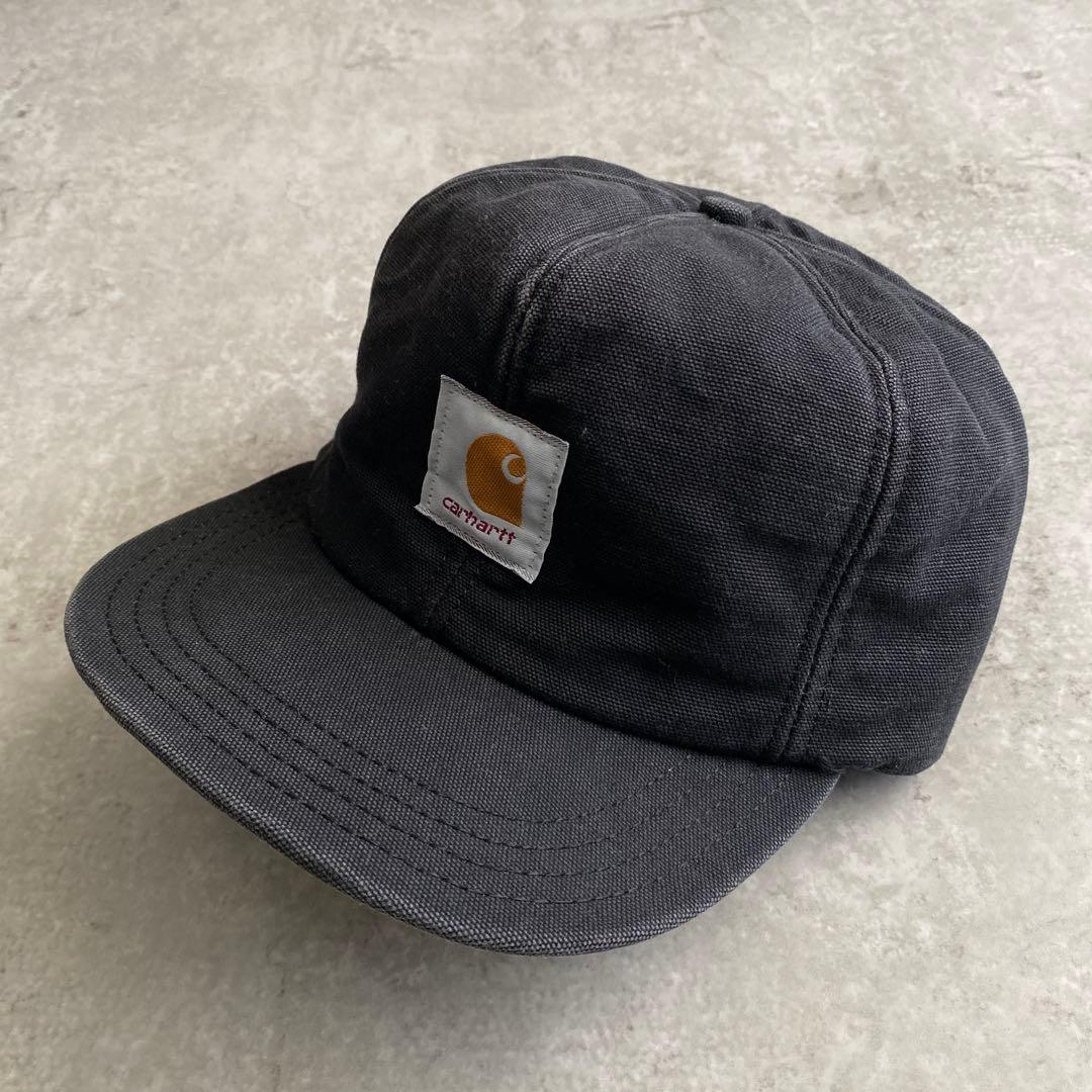 90s カーハート イヤーフラップ 耳当て キャップ USA製 黒 XL