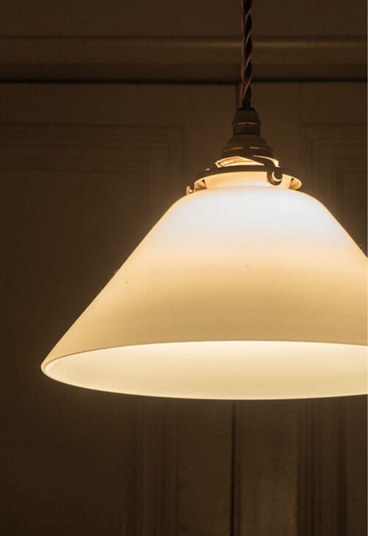 【ほぼ新品・電球付き！】flame galette glass ペンダントライト