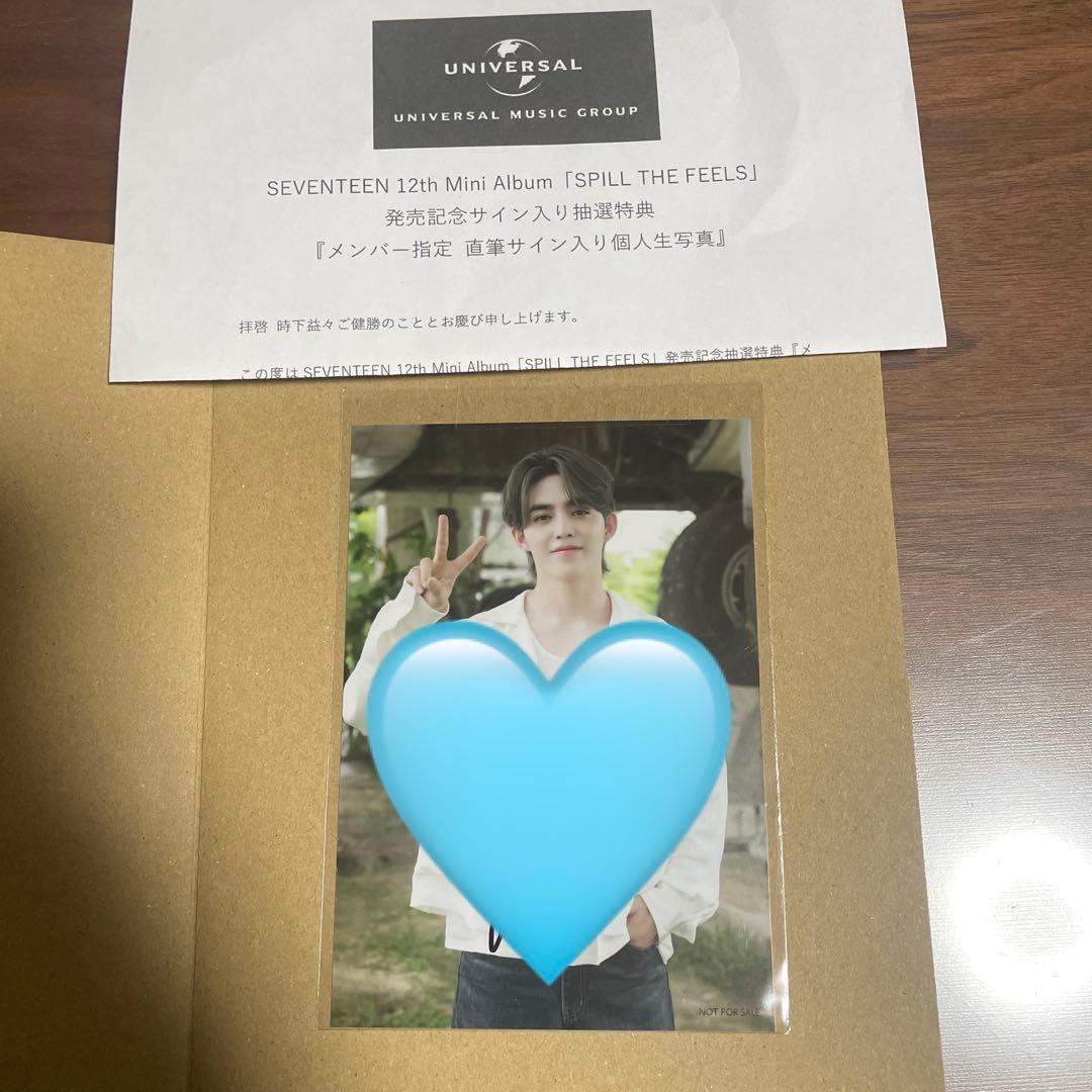Spill the feels 直筆サイン入り個人生写真　エスクプス