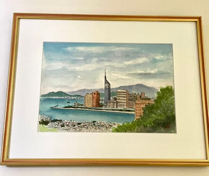 溝口哲平　水彩画