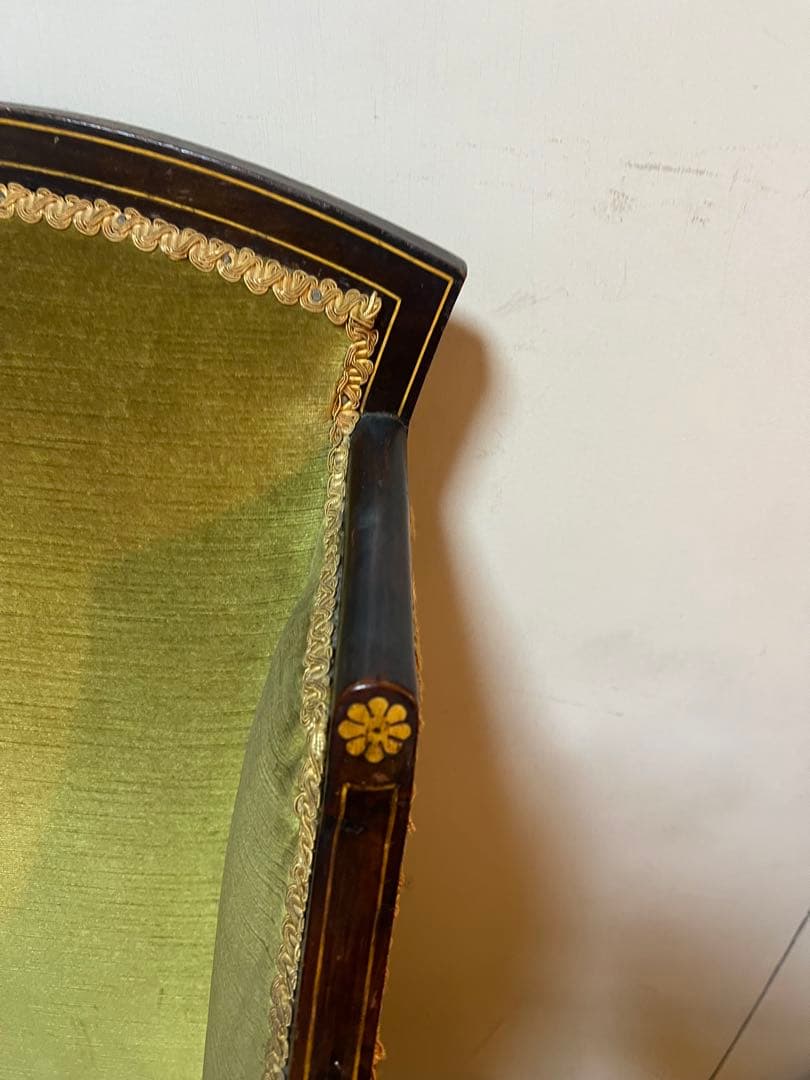 アールデコ　2人掛けソファー　1920年代製　当時物￼送料込み