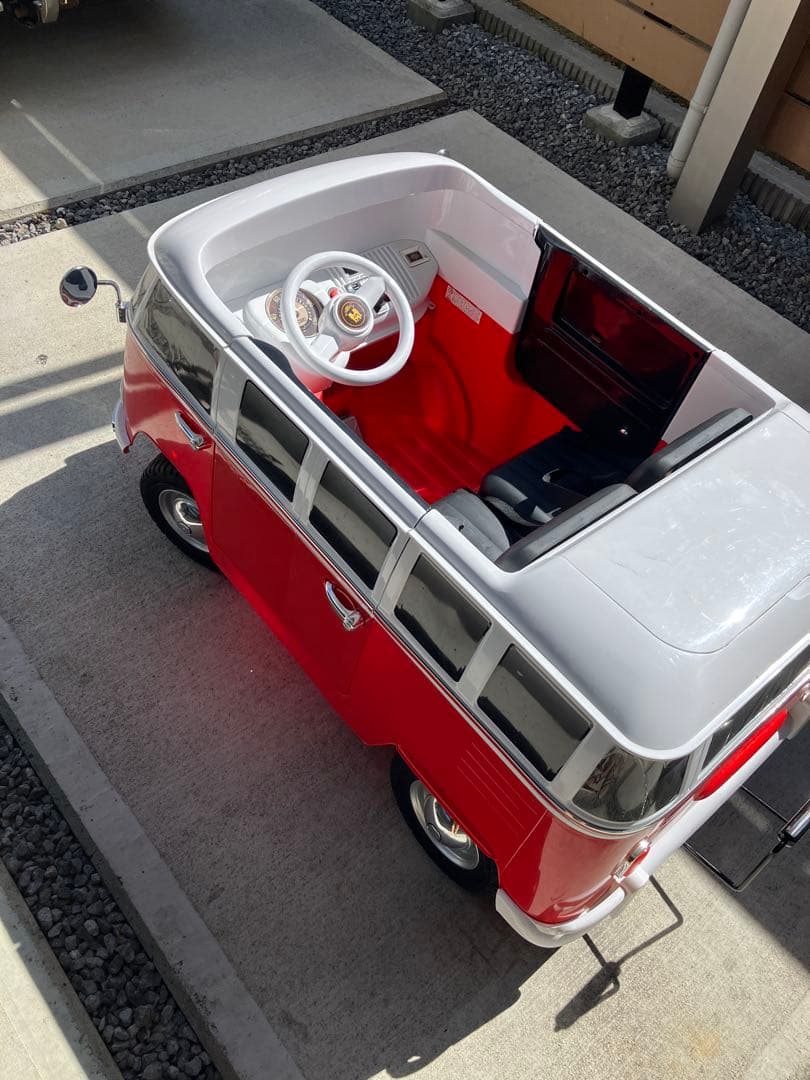 ワーゲンバス 電動ラジコン 子供2人乗り