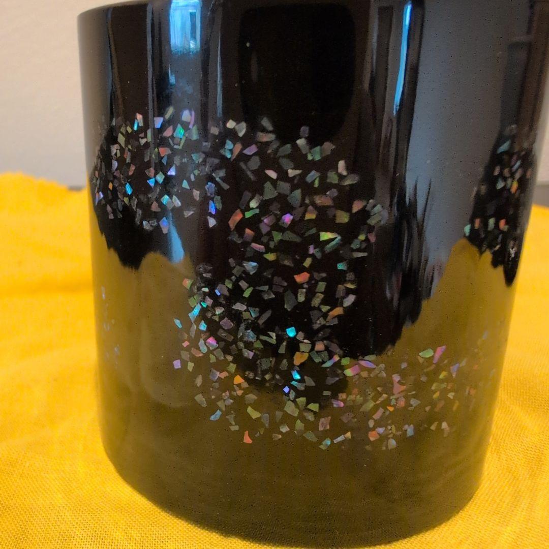 螺鈿 蒔絵 金輪寺久 茶入 共箱