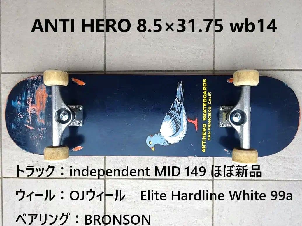 ANTI HERO コンプリートセット　independent mid 149