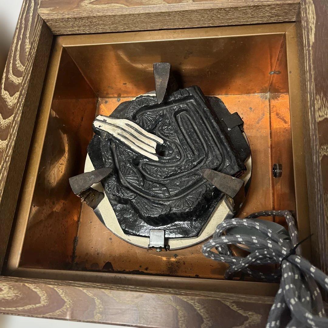 茶道具　置炉　野々田炭型電熱器