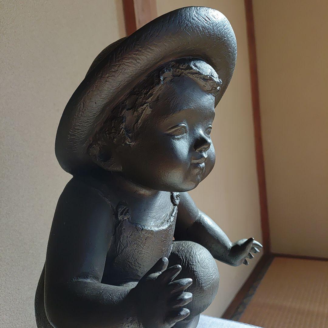 玉野勢三　「水辺」AP版　高さ34cm 重さ12kg 　ブロンズ製