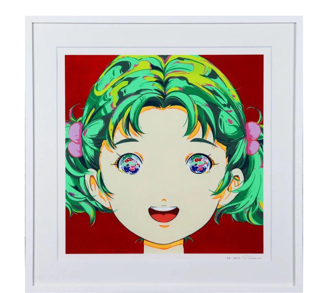 愛⭐まどんな シルクスクリーン版画 ≪彼女の顔が思い出せない -たぁこ-≫