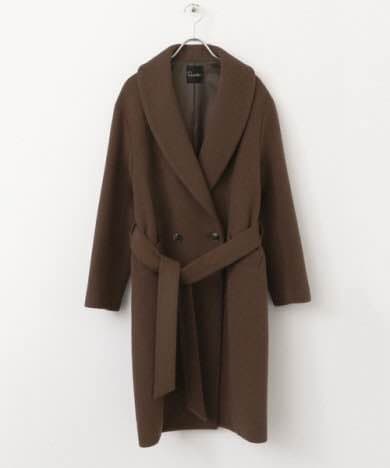 アーバンリサーチロッソ ショールオーバーコート 茶色